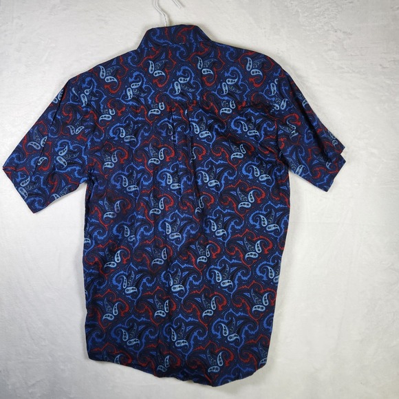Wrangler George Strait Cowboy Cut‎ Collection Paisley Button Down Shirt - Picture 8 of 9